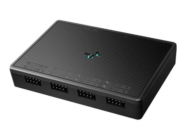 Deepcool UH-04 - Internal USB port hub - svart