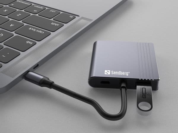 Sandberg - Dockningsstation - USB-C - HDMI