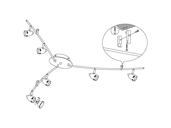EGLO MAGNUM SPOT 6L BS