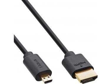 InLine 17933D3, 1 m, HDMI Type A (Standard), HDMI Type D (Micro), 3D, 48 Gbit/sek., Lajittelu