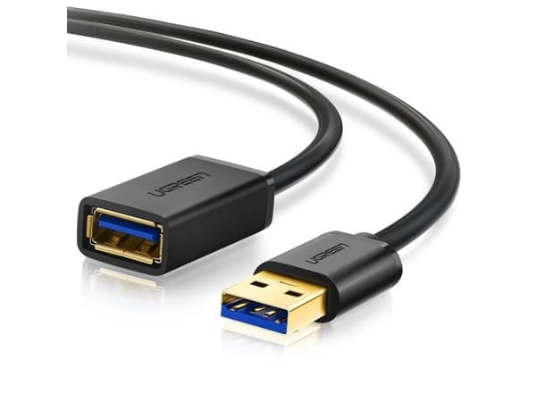 UGREEN USB 3.0-förlängningskabel 2m (svart)
