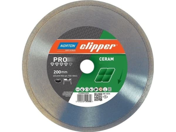 NORTON DISC L. FULL 200mm CLIPPER
