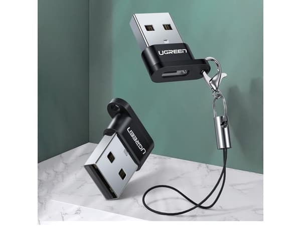 Ugreen USB-adapter USB-C til USB-A 2.0-adapter (svart)