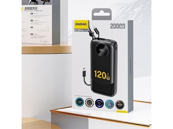 Dudao K13 10000 mAh musta