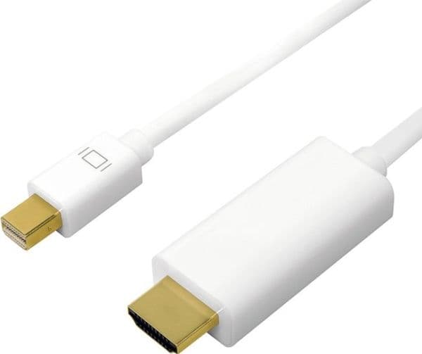 LogiLink CV0124, 3 m, Mini DisplayPort, HDMI Type A (Standard), Hanstik, suora