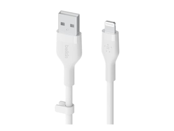 Belkin BoostCharge - Lightning-kabel - USB hann til Lightning hann - 2 m - hvit