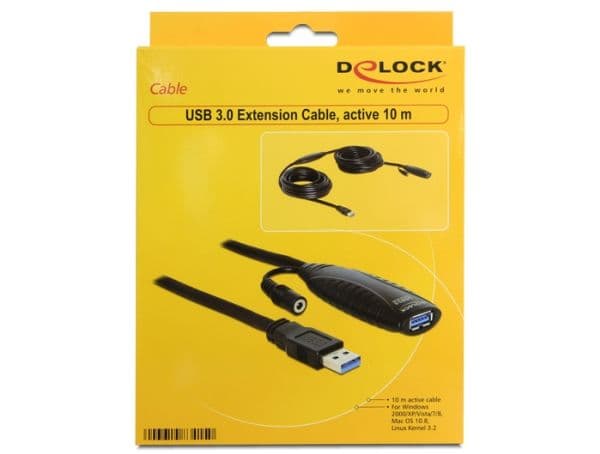 Delock - USB-utvider - USB 3.0 - opp til 20 m