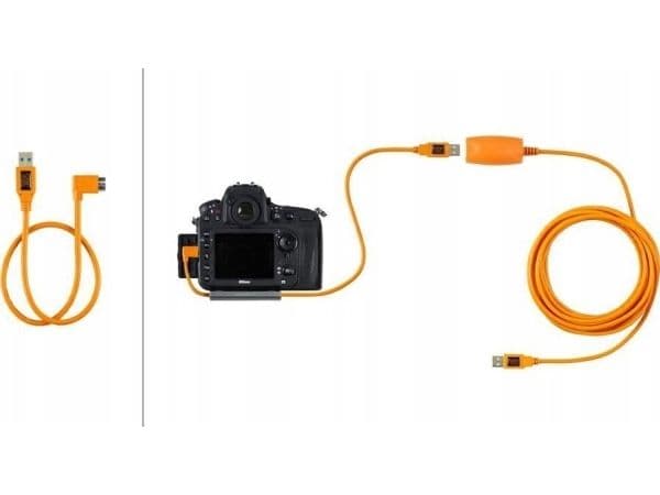 USB-kabel Tether Tools Pro USB 3.0 Micro-B (50 cm, oransje)