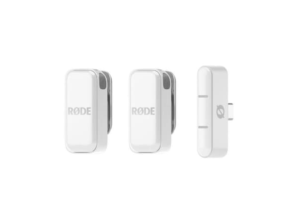Rode Wireless Micro Lightning trådlöst mikrofonsystem, vit