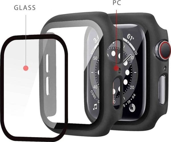 Tech Protect Apple 4/5/6/SE älykellon näytön kehys, musta