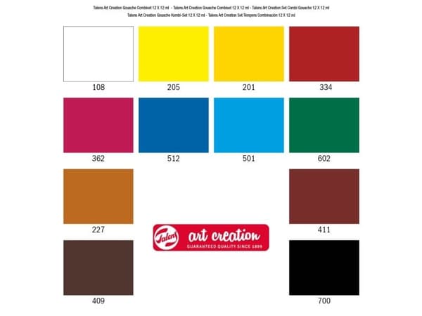 Talens Art Creation gouache-set 12 st