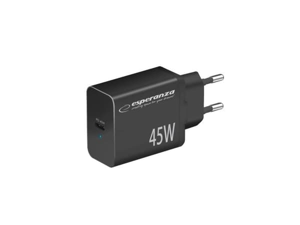 Esperanza EZC108K vegglader 45W USB-C PD