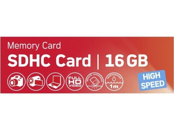 AgfaPhoto - Flashminnekort - 16 GB - Class 10 - SDHC