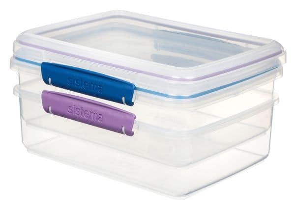 Sistema - 2L Rectangular Accents 2 Pack