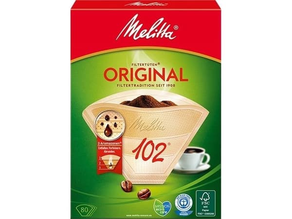 Melitta Kaffefilter 102 - 80 st.