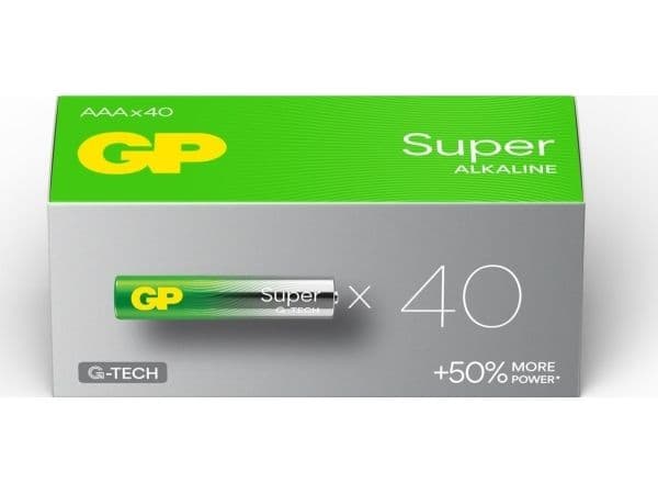 GP Super Alkaline - Batteri AAA / LR03 - alkaliskt