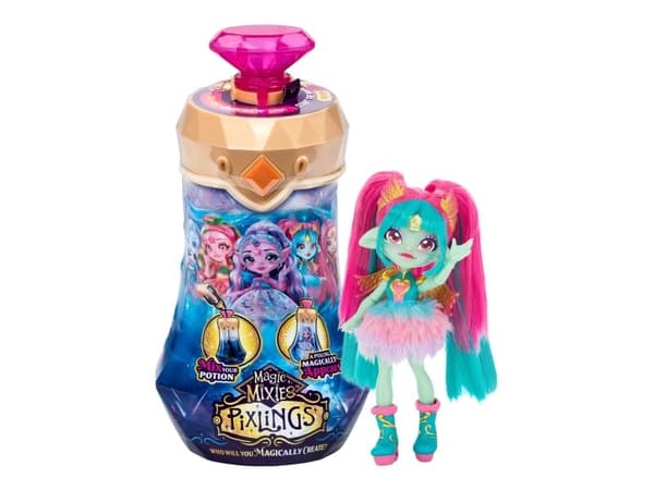 Magic Mixies Amber Dragon Pixling-docka