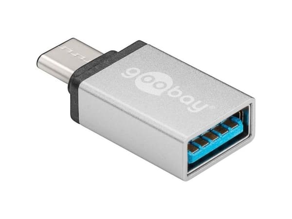Goobay 56620, USB C, USB A, Hopea