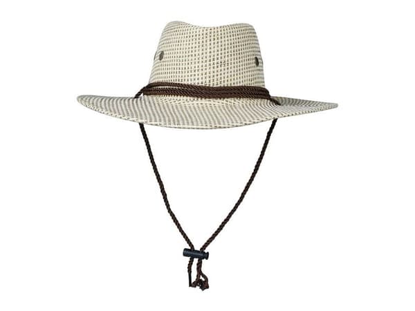 Cowboyhatt, brun rutigt