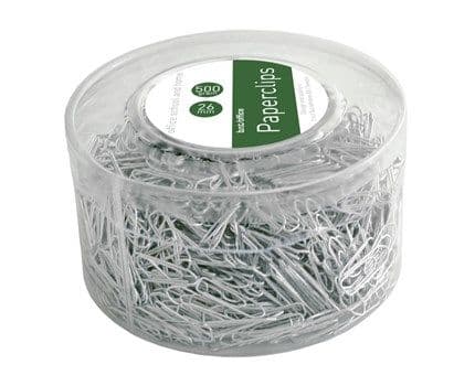 Pappersklipp, 26 mm, silver, 500 g