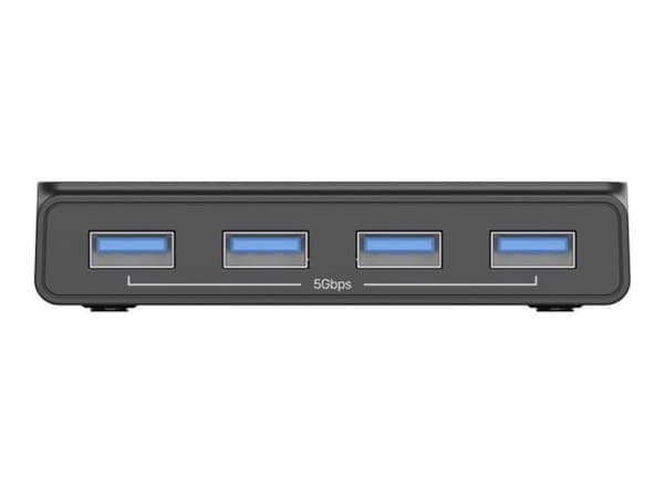 Unitek KVM Switcher - Switch - 4 x SuperSpeed USB 3.0 - skrivbordsmodell