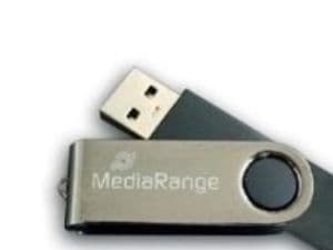 MediaRange USB Flexi-Drive - USB-flashstasjon - 8 GB - USB 2.0