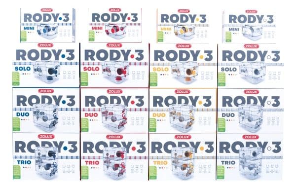 ZOLUX CAGE RODY3 MINI väri sininen