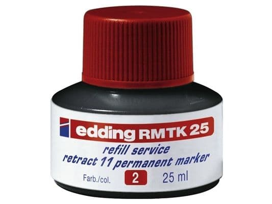Edding RMTK 25, Rød, Multi, 25 ml, Edding retract 11, 1 stykker