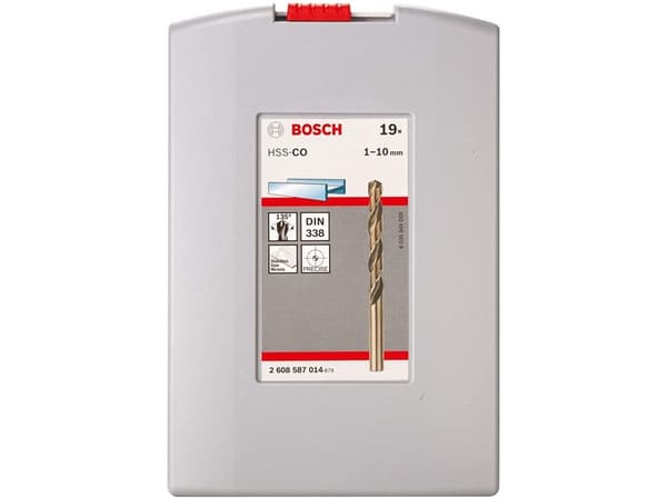 Bosch HSS-Co ProBox - Borsett - 19 deler