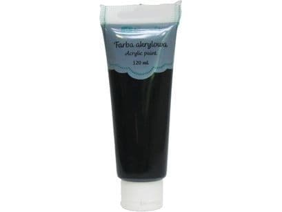 Akrylmaling 120 ml lamp black (DPFA-064)