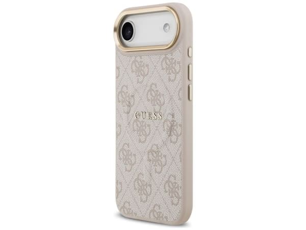 Guess 4G PU Classic Logo MagSafe deksel til iPhone 17 Air - rosa