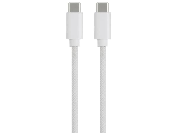 Renkforce RF-6437918, 1 m, USB C, USB C, USB 2.0, 0,48 Gbit/s, Vit