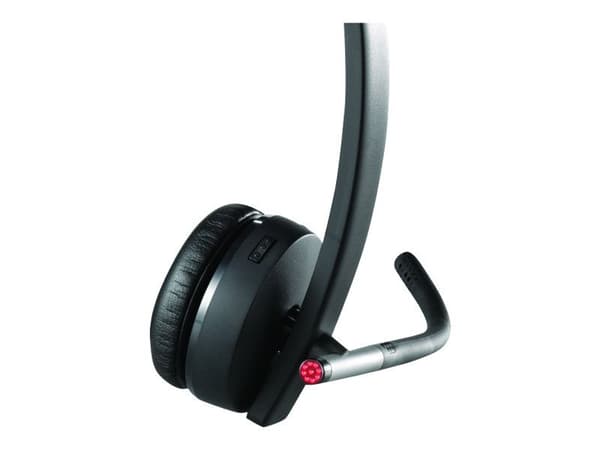 Logitech Wireless Headset Mono H820e - Headset - på örat - DECT - trådlös