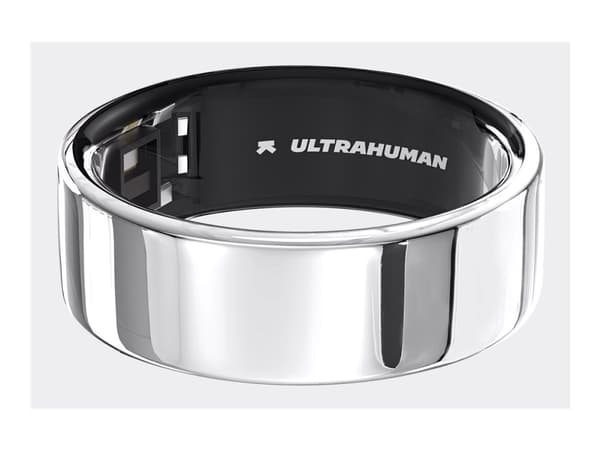 Ultrahuman Ring Air - 7 - smart ring - Bluetooth - 2.4 g  - Space Silver
