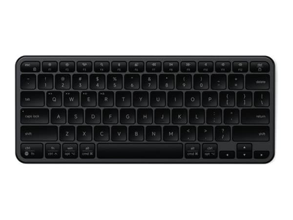Satechi EX1 Slim Wireless Keyboard Nordic Layout - Space Black