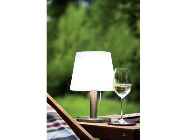 EGLO SOLAR BORDSLAMPA SILVER/VIT
