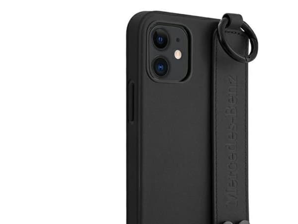 Mercedes Strap Line-etui til iPhone 12 mini - svart