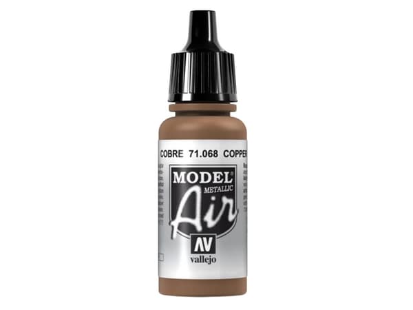 Vallejo 71.068, 17 ml, Kupari, Metallinen, Pullo
