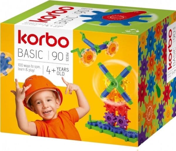 Korbo Klocki Basic 90 elementer