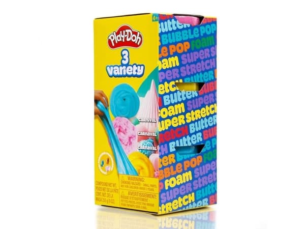 Play-Doh 3 Stack krukker - Karneval