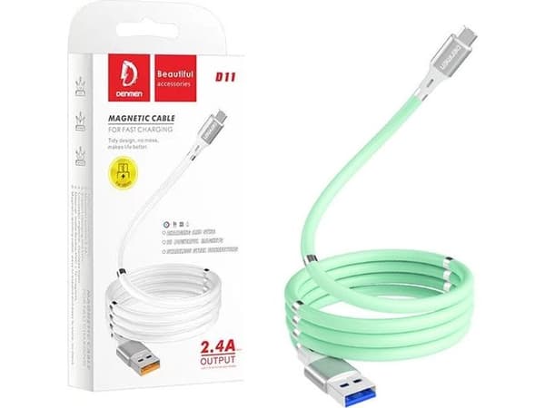 USB-kabel Denmen USB-A til USB-C 1 m (29366)