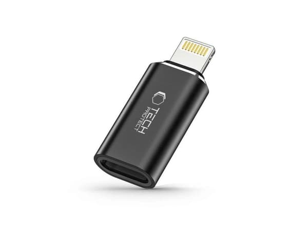 Tech-Protect UltraBoost Lightning (han) / USB-C (hun) adapter - sortering