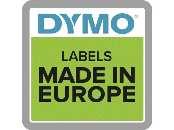 Labeltape DYMO® D1 sort på klar 12mm x 7m