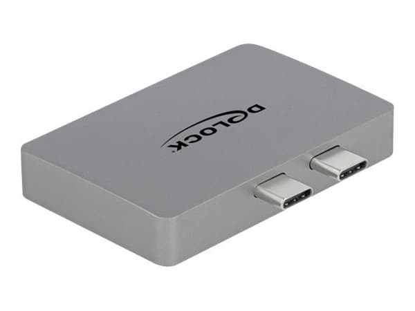 Delock - Dokkingstasjon - USB-C / Thunderbolt 3 - 2 x HDMI
