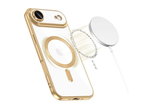 Tech-Protect MagFlex MagSafe Case for iPhone 17 Air - Transparent Gold