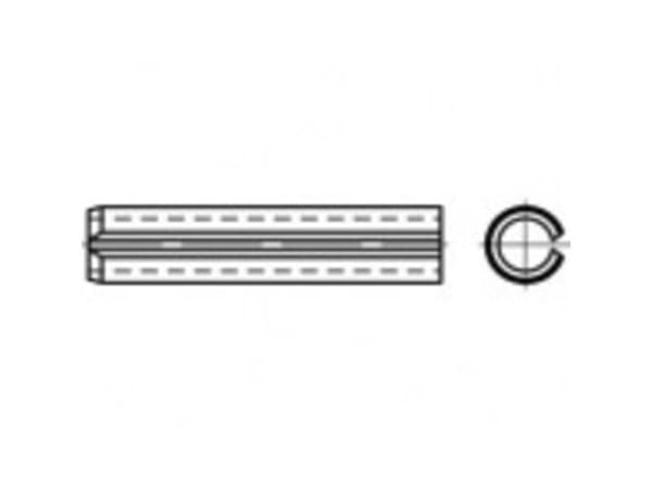 TOOLCRAFT TO-5359968 rørstifter rustfritt stål 100 stk