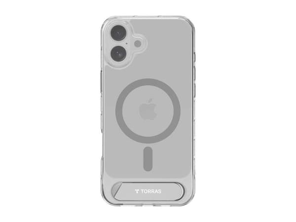 Torras-etui Torras Pstand Series for iPhone 16 Plus (transparent)