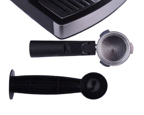 Mesko Home MS 4403, Espressomaskin, 1,6 l, Malt kaffe, 850 W, Sort, Grå
