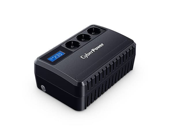 CyberPower UPS BUSeries 650VA360W LineInteractive USB LCD-näyttö