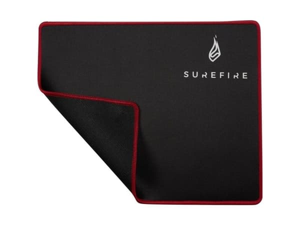 Surefire Gaming Silent Flight 320 - Gaming Musemåtte - 32 x 26 cm. - Sort/Rød